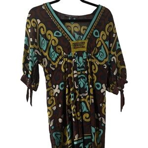 Vintage 90s Hal’s Bob silk dress size medium can be dressed up or down.